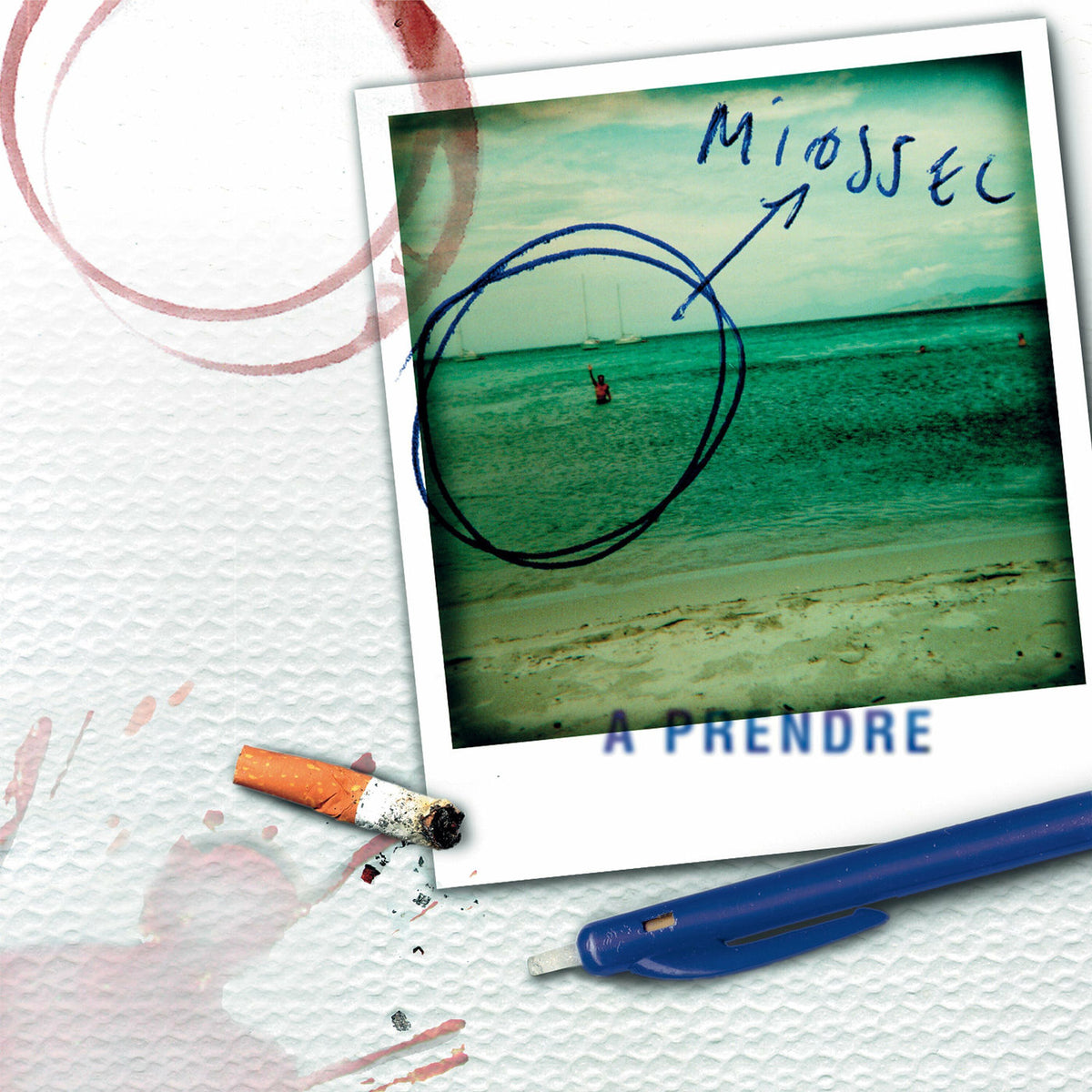 Miossec – A Prendre vinyl record cover