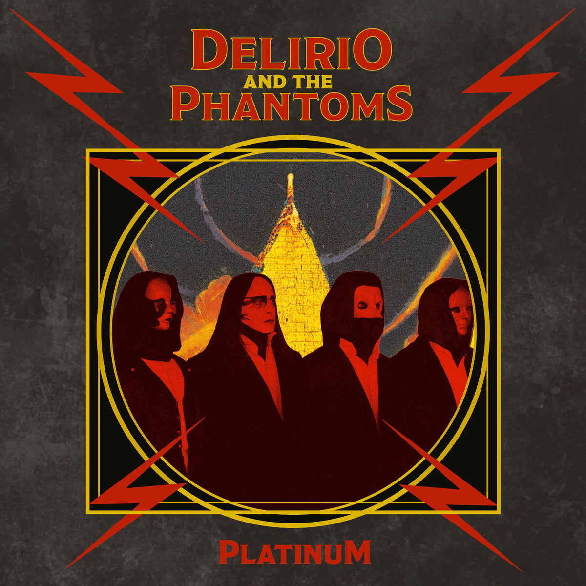 Delirio & The Phantoms – Platinum vinyl record cover