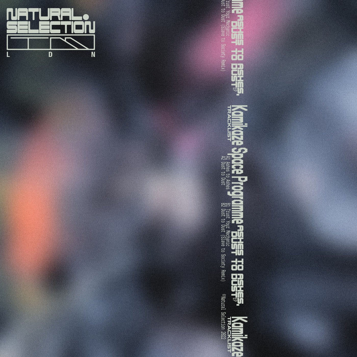 Kamikaze Space Programme – Ashes To Ashes, Dust To Dust EP vinyl cover