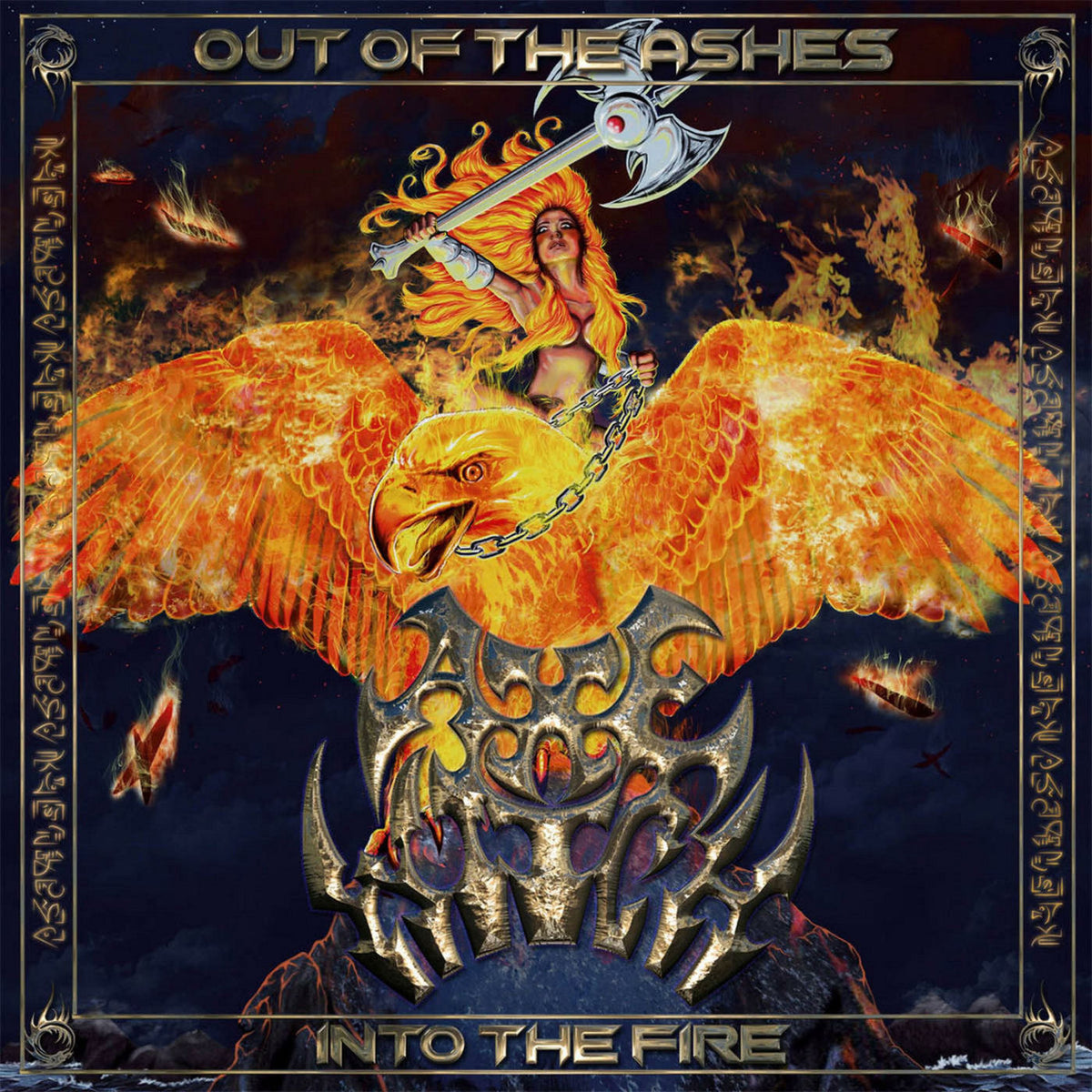 Axewitch – Out Of The Ashes Into The Fire vinyl record cover