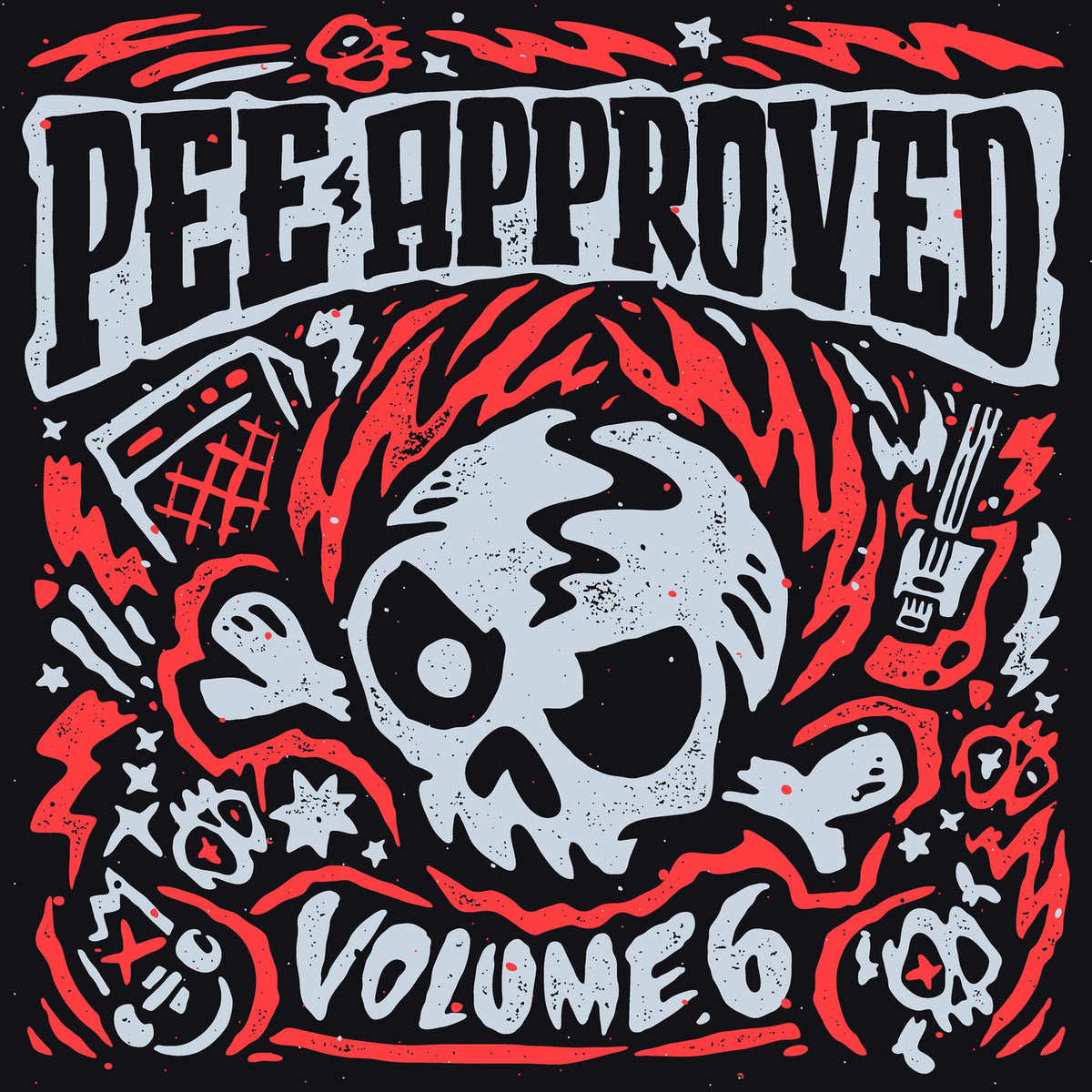 Various Artists – Pee approved volume 6 vinyl record cover