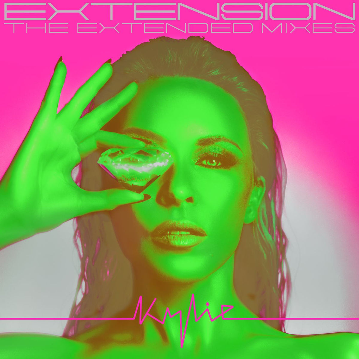 Kylie Minogue – Extension (The Extended Mixes) vinyl record cover