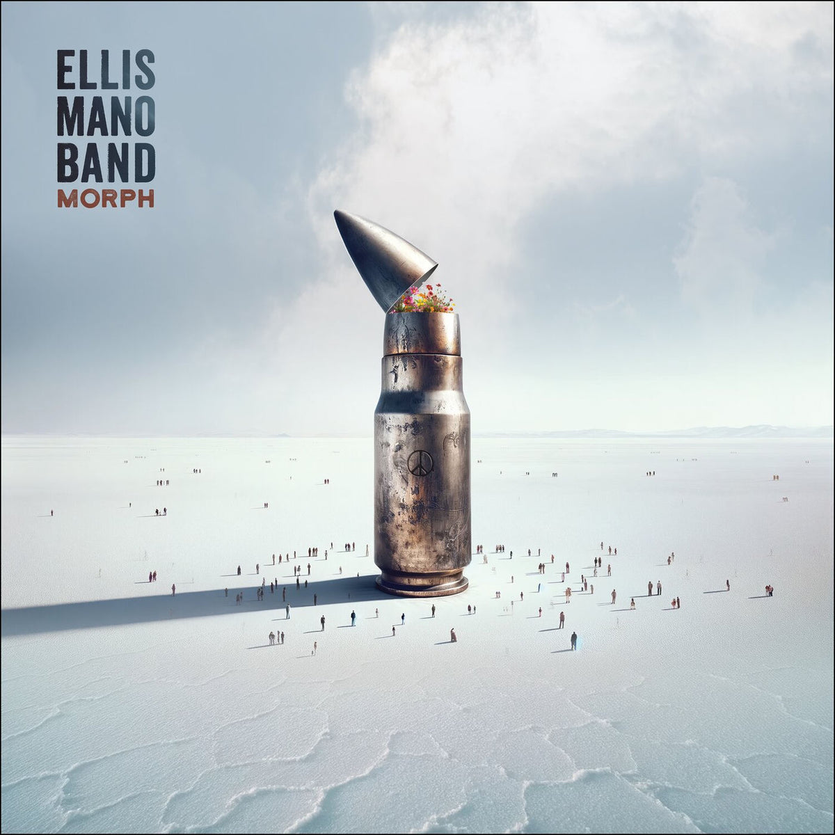 Ellis Mano Band – Morph (SPLATTERED CRISTALLO MULTICOLOURED VINYL) vinyl record cover