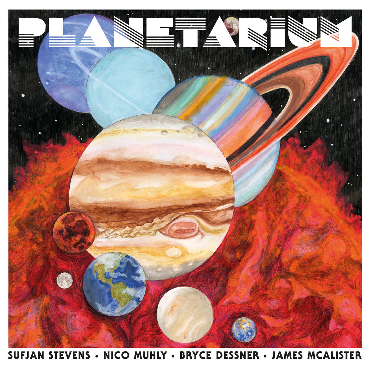 Sufjan Stevens – Planetarium vinyl cover