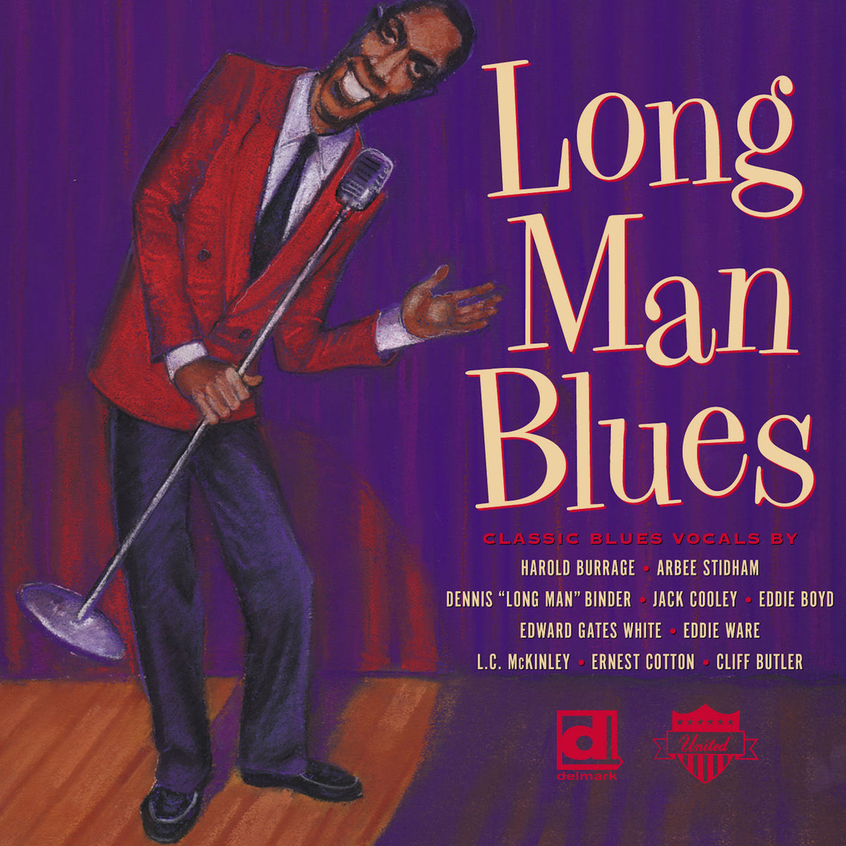 Various Artists – Long Man Blues vinyl record cover