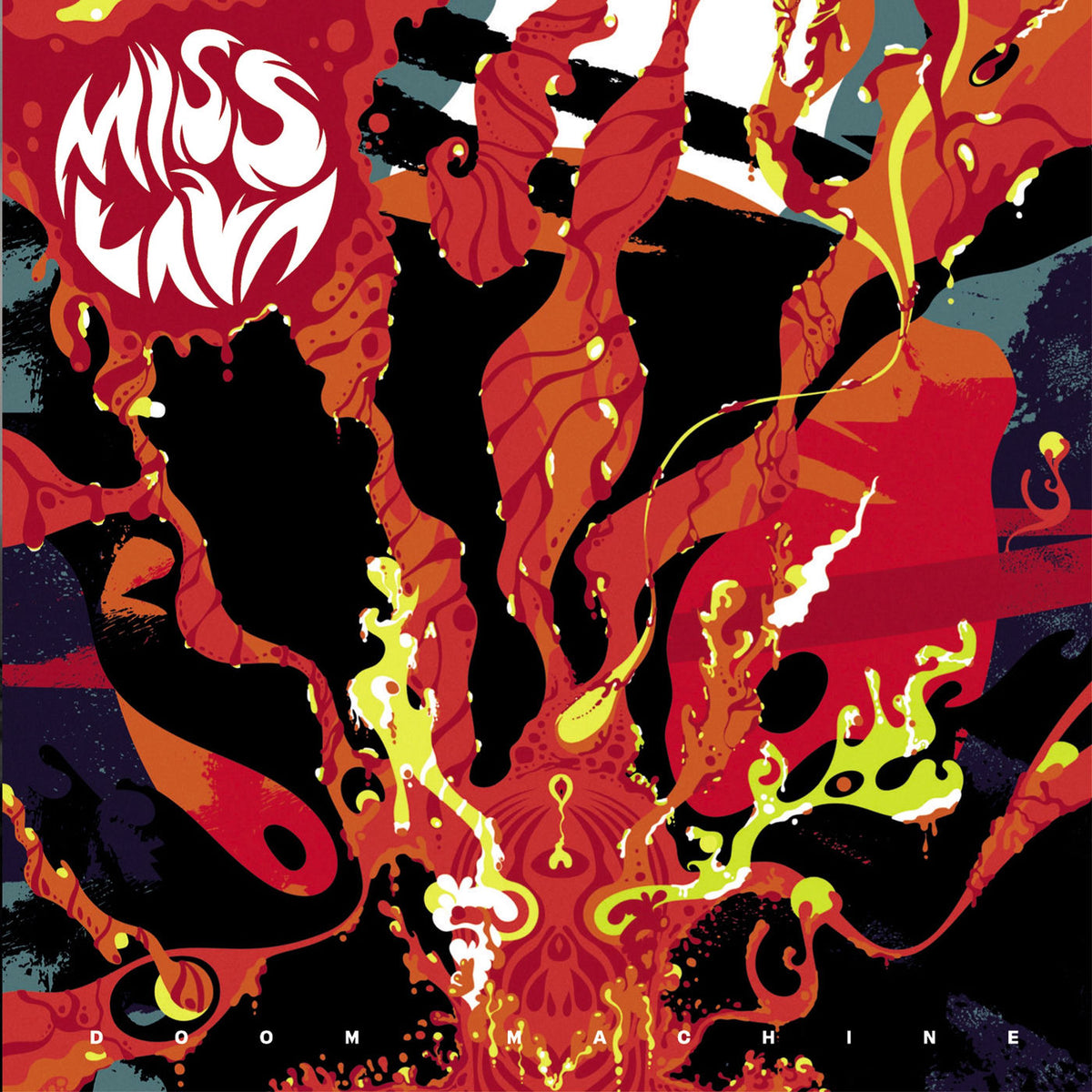 Miss Lava – Doom Machine -Coloured- vinyl record cover