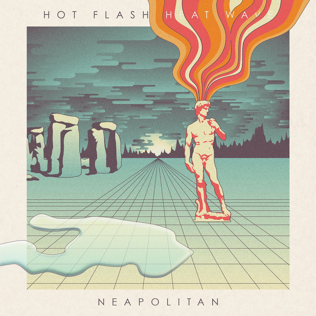 Hot Flash Heat Wave – Neapolitan vinyl record cover
