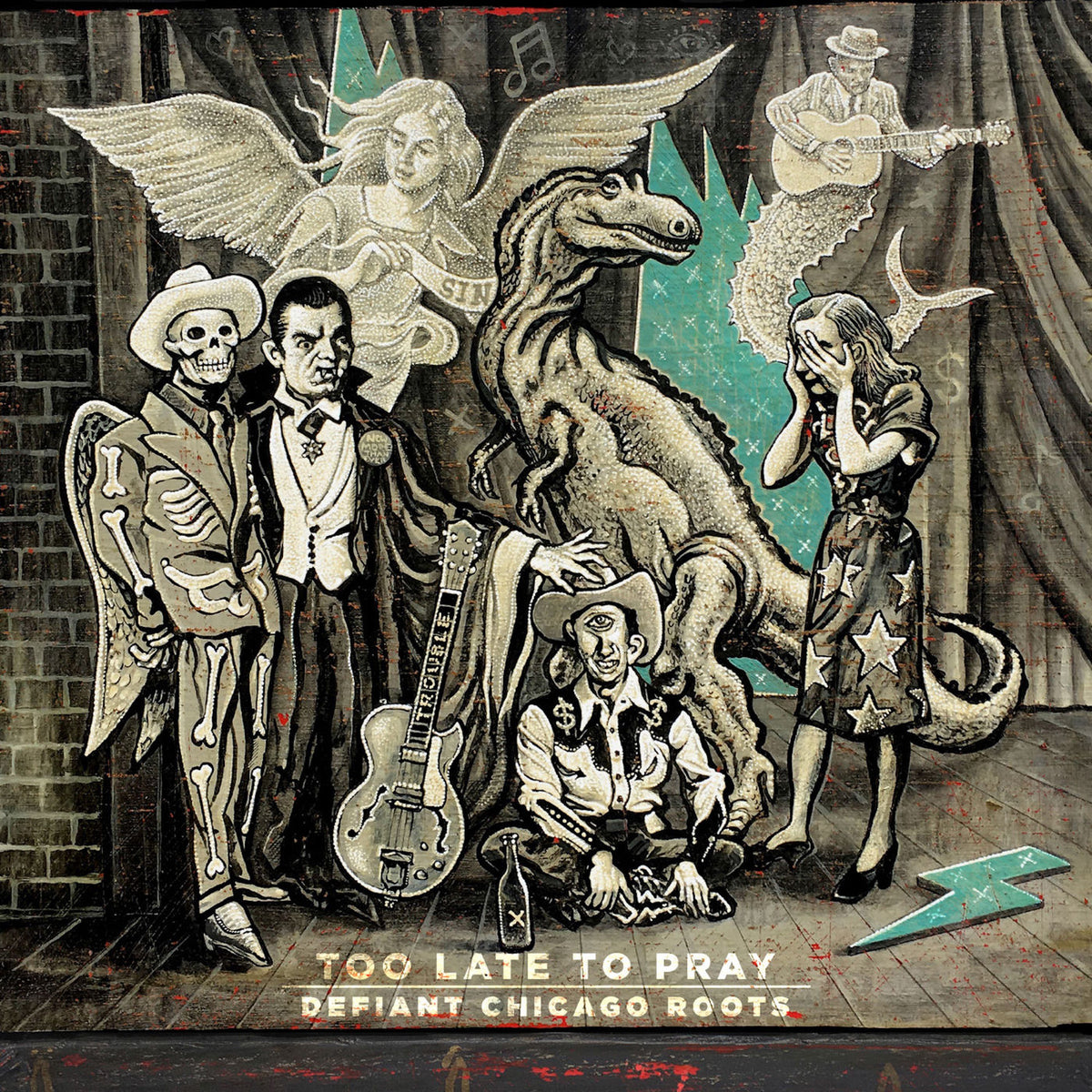 Various Artists – Too Late to Pray: Defiant Chicago Roots vinyl cover