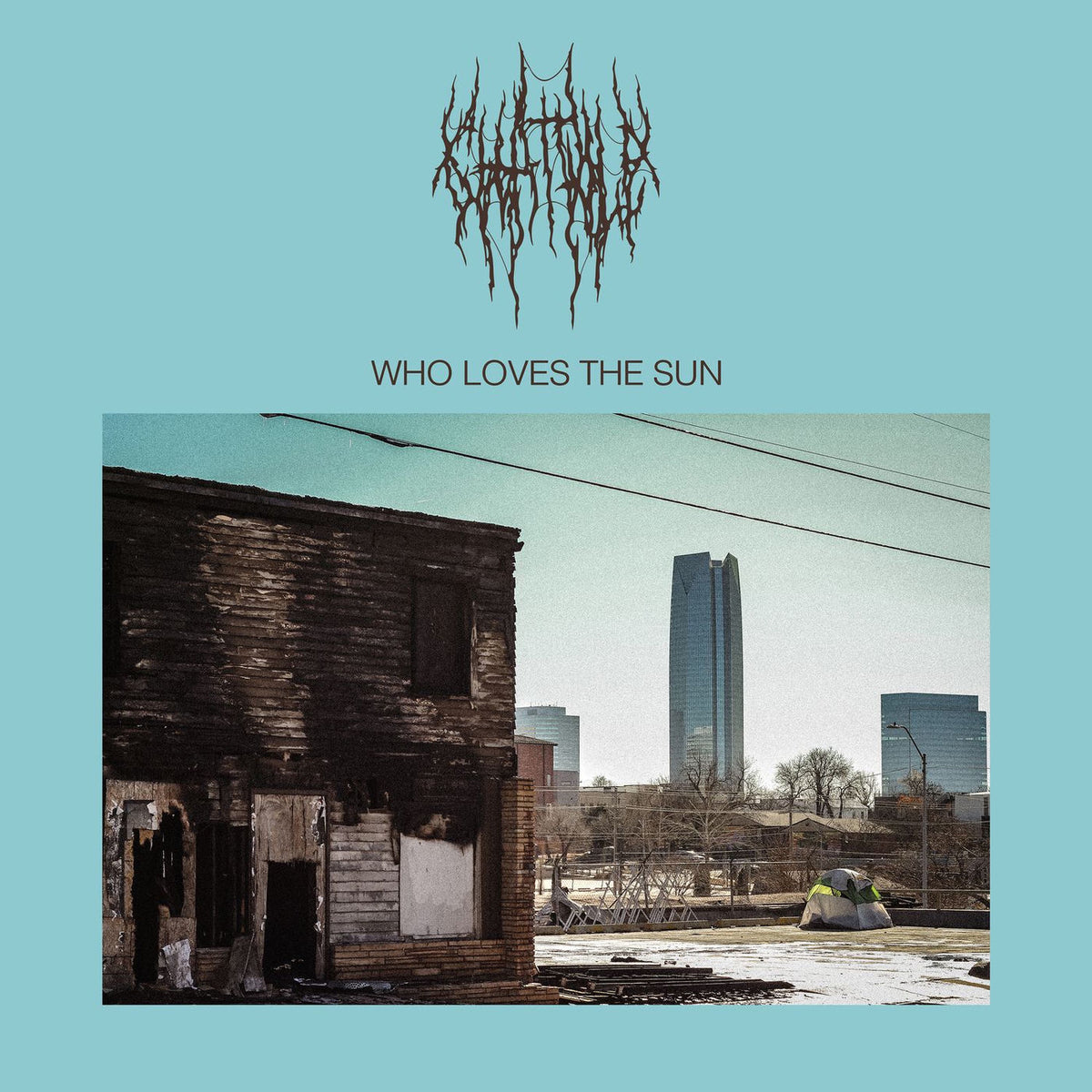 Chat Pile – Who Loves The Sun (Ice Blue Coloured Vinyl) vinyl record cover