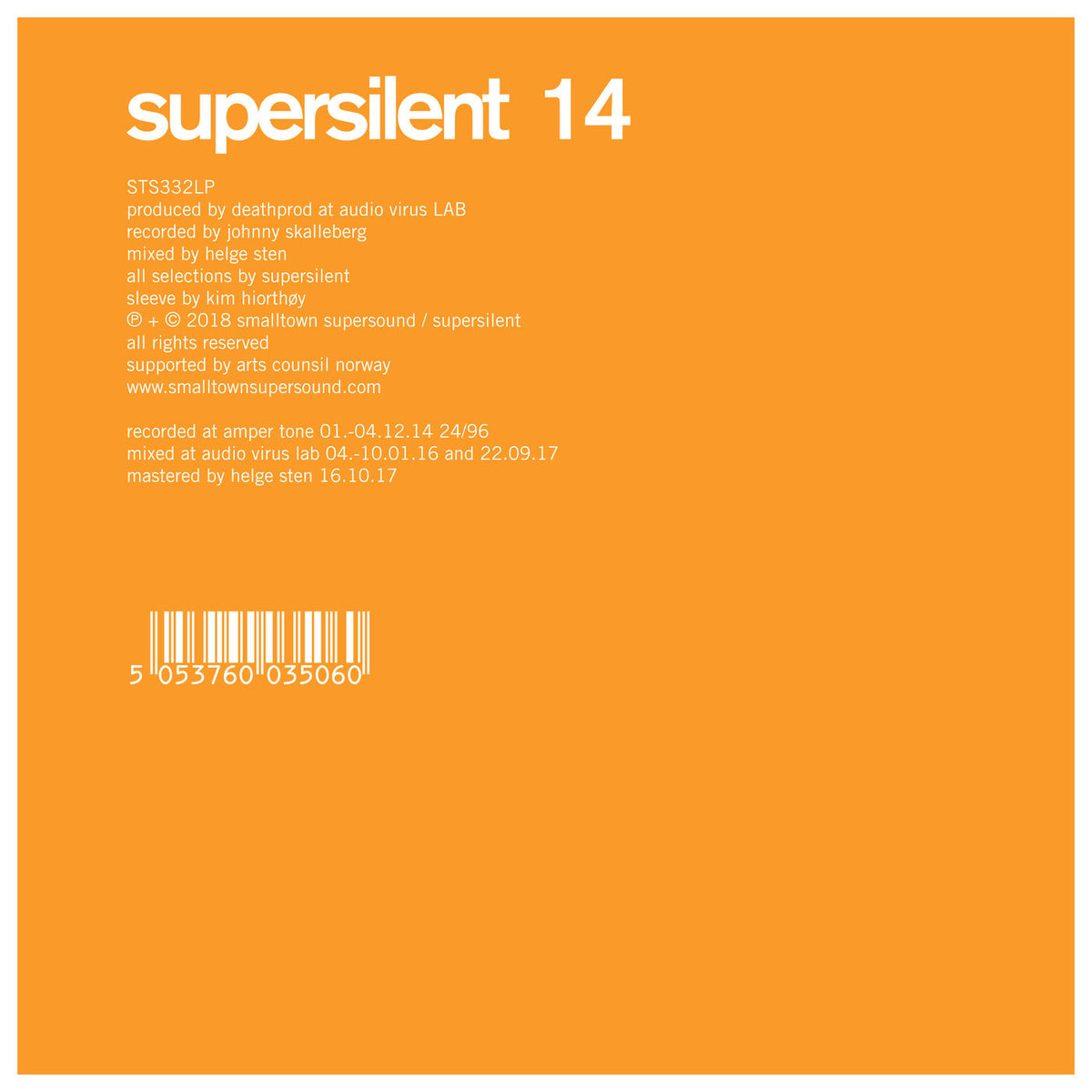Supersilent – 14 vinyl record cover
