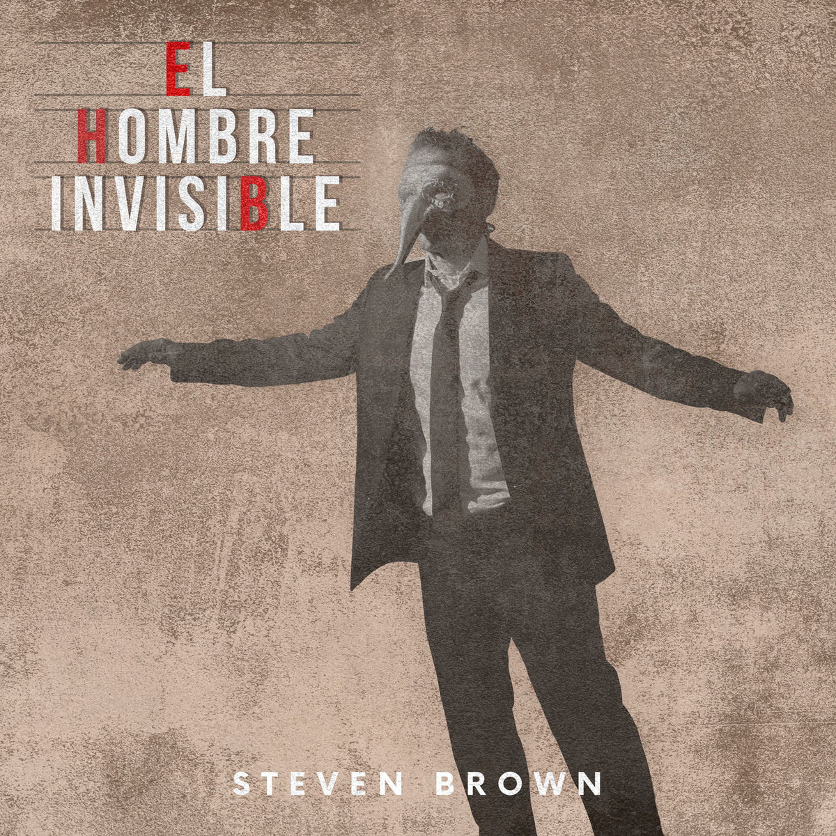 Steven Brown – El Hombre Invisible vinyl record cover
