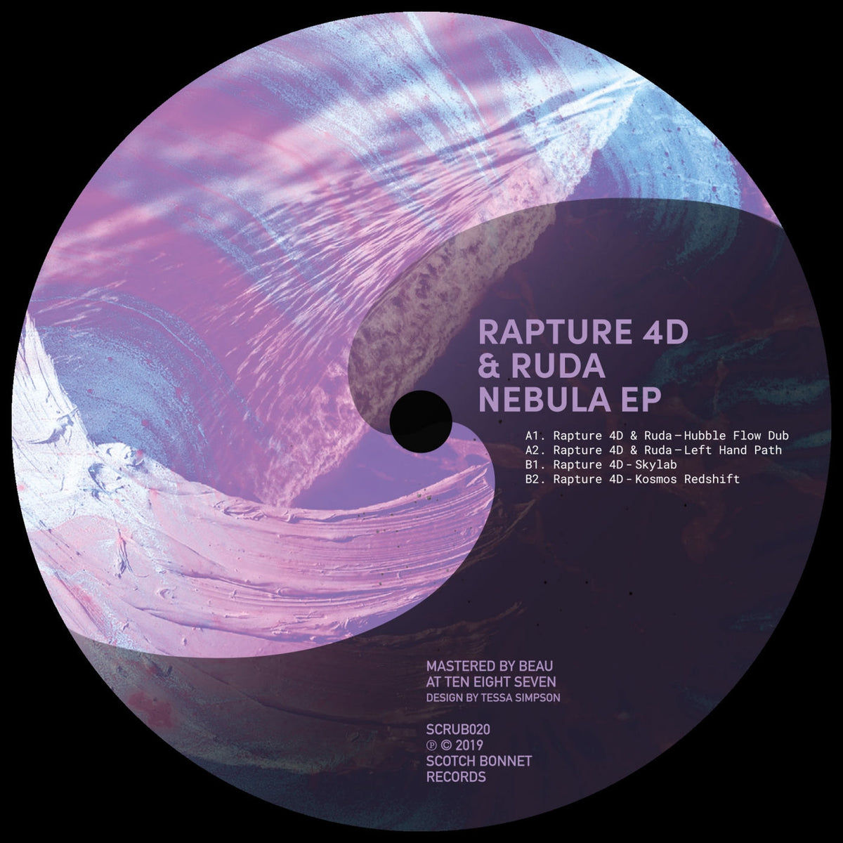 Rapture 4D – Nebula - EP vinyl cover