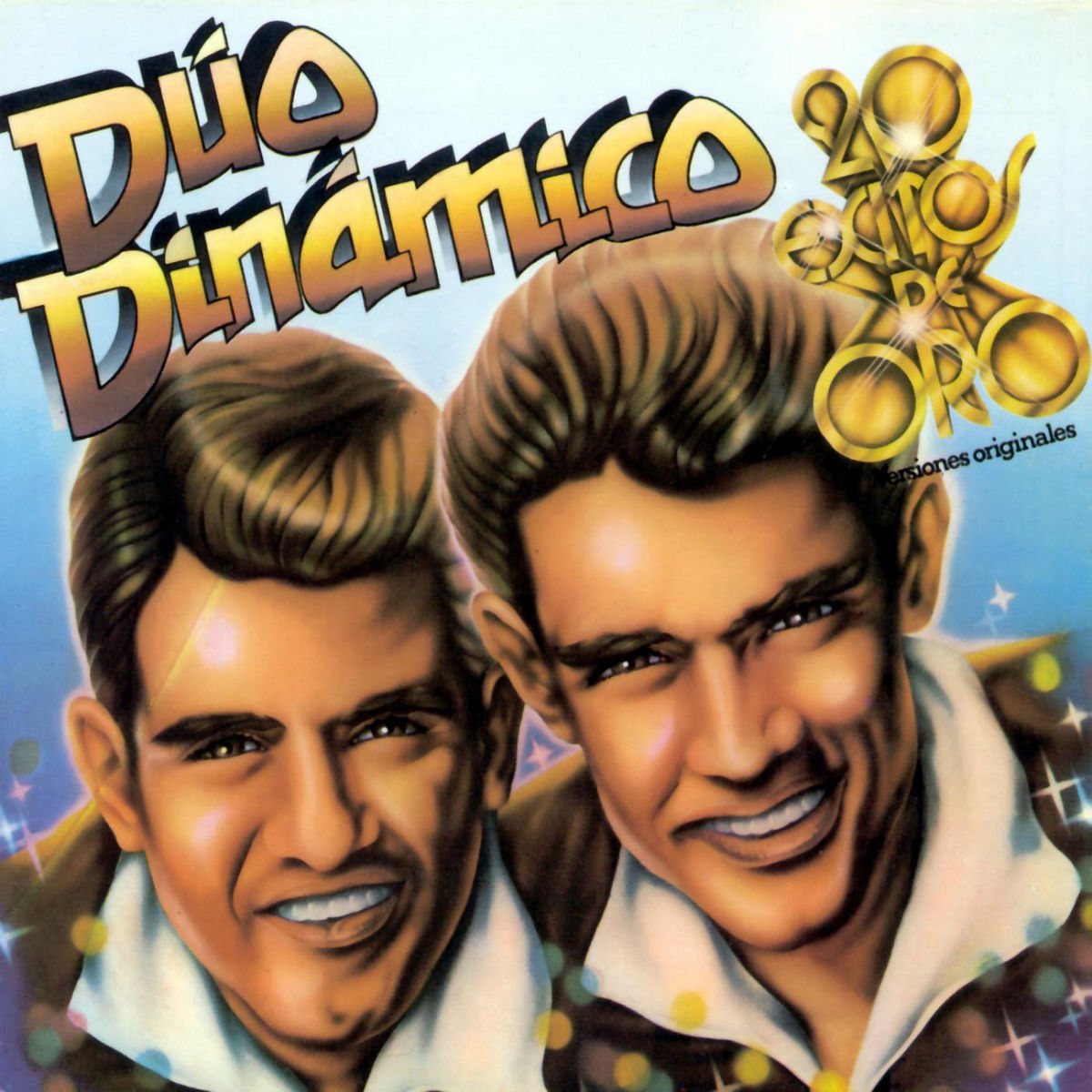 Duo Dinamico – 20 Exitos De Oro - Gold Vinyl vinyl record cover