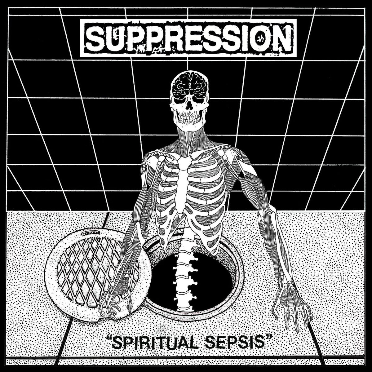 Suppression – Piritual Sepsis vinyl record cover