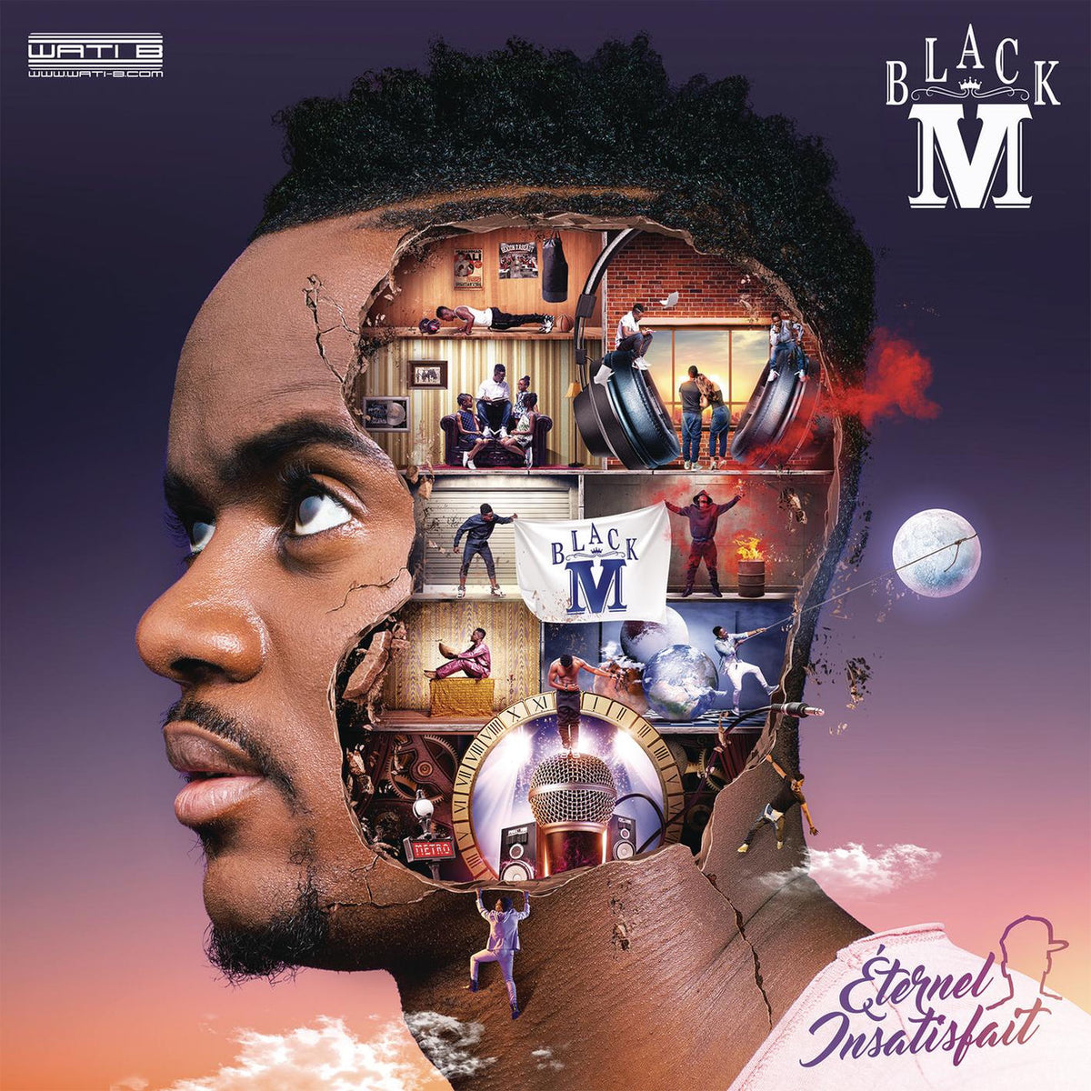 Black M – Eternel Insatisfait (GER) vinyl record cover