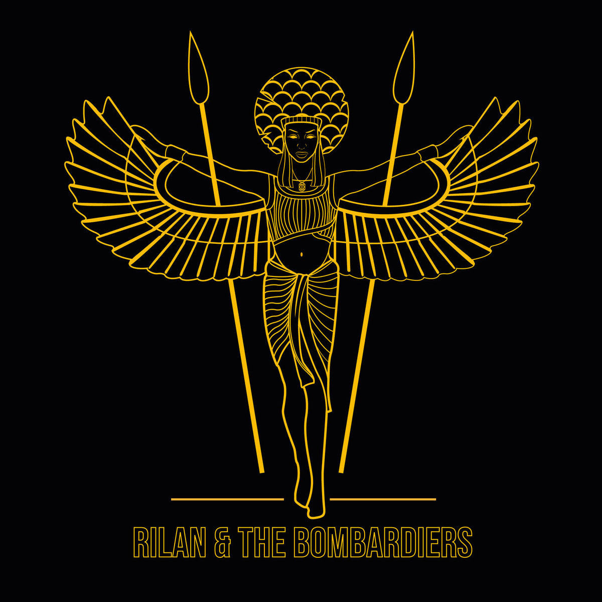 Rilan & The Bombardiers – Afro Dite vinyl record cover