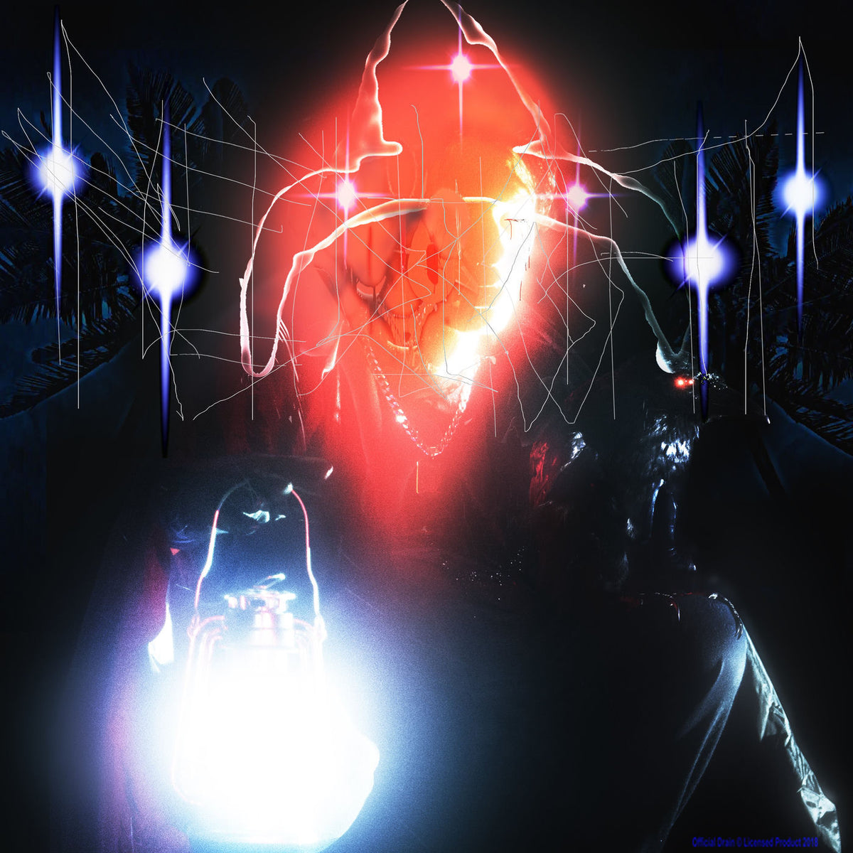 Bladee – Red Light vinyl record cover