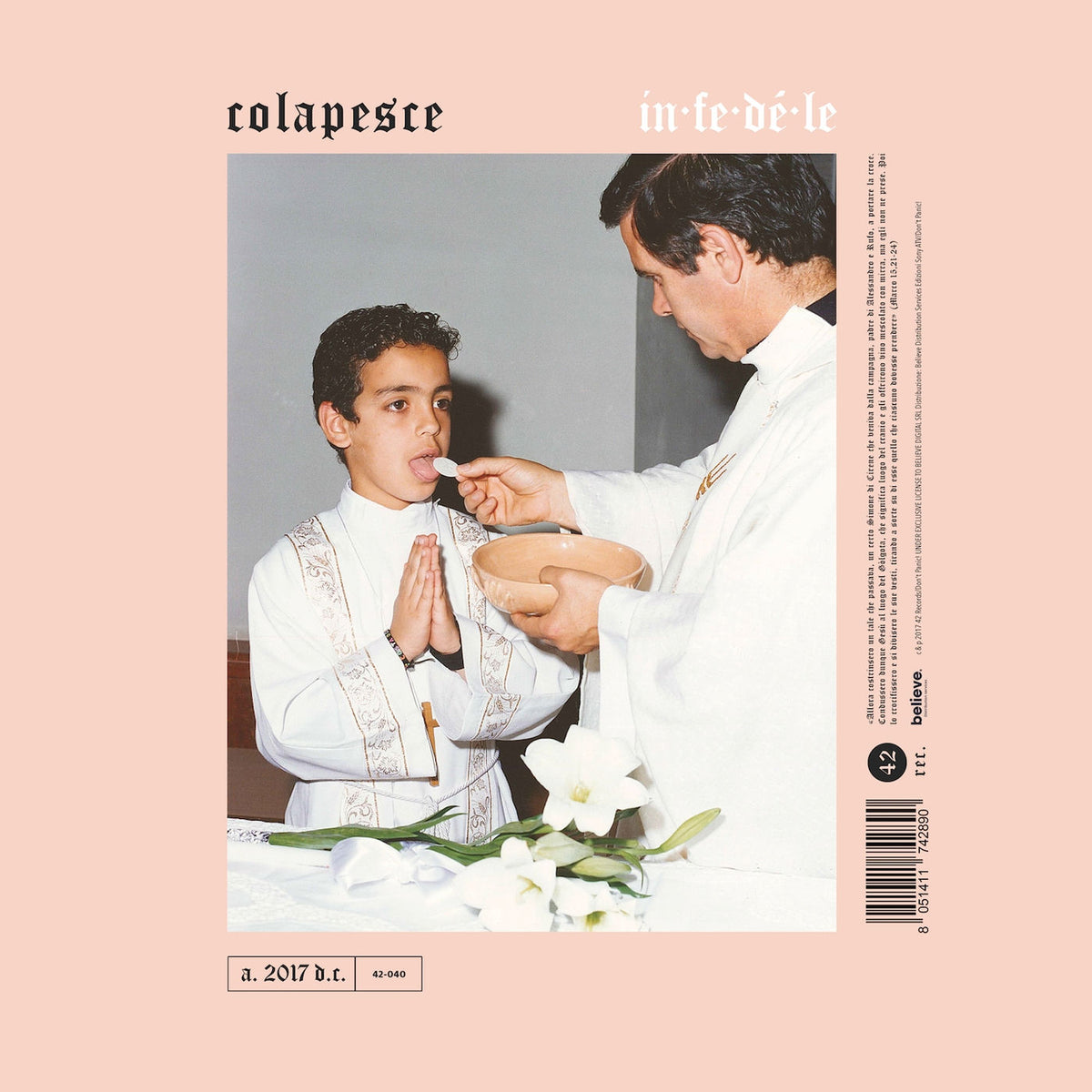 Colapesce – Infedele vinyl record cover