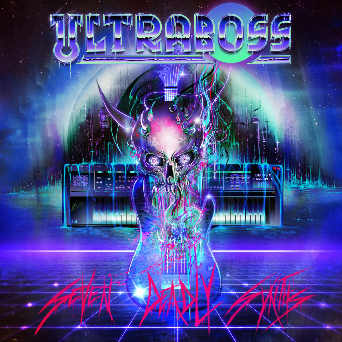 Ultraboss – Seven Deadly Synths vinyl record cover
