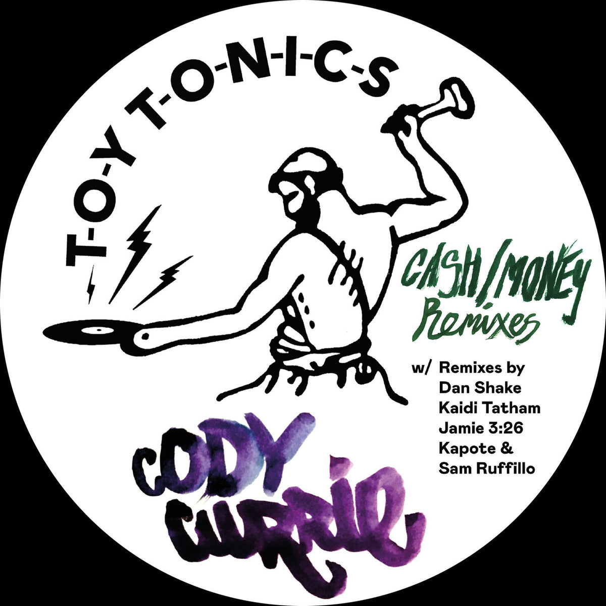 Cody Currie – Cash / Money Remixes vinyl cover