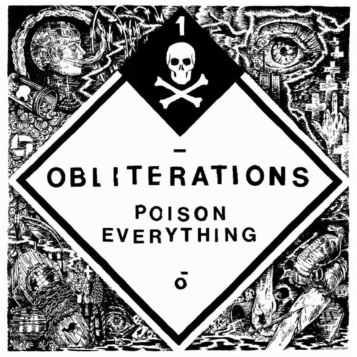 Obliterations – Poison Everything vinyl record cover