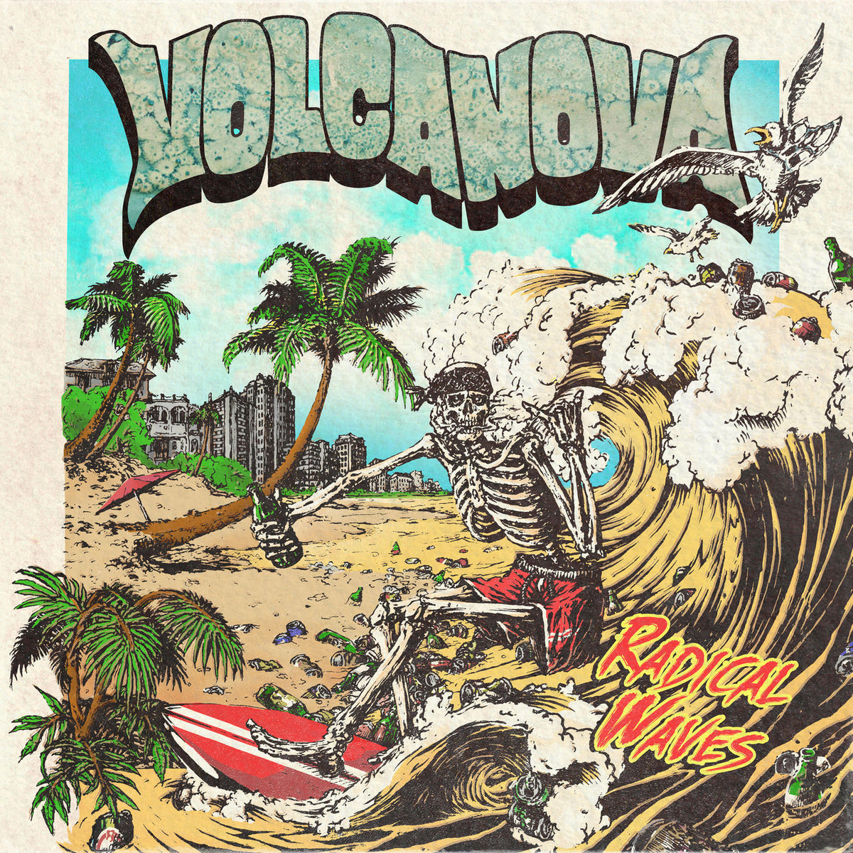 Volcanova – Radical Waves vinyl record cover