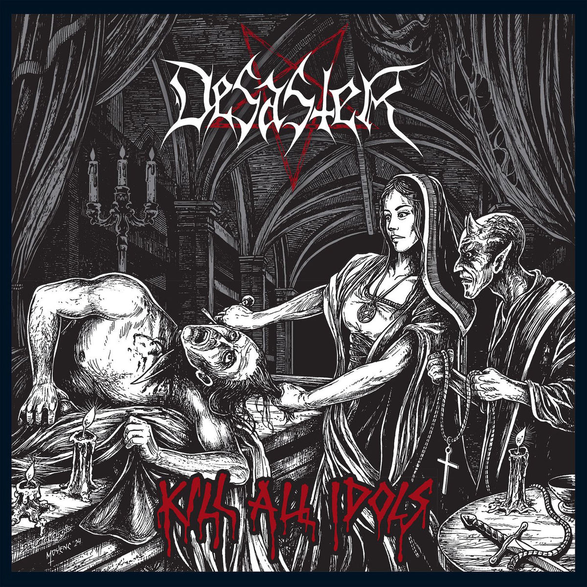 Desaster – Kill All Idols vinyl record cover