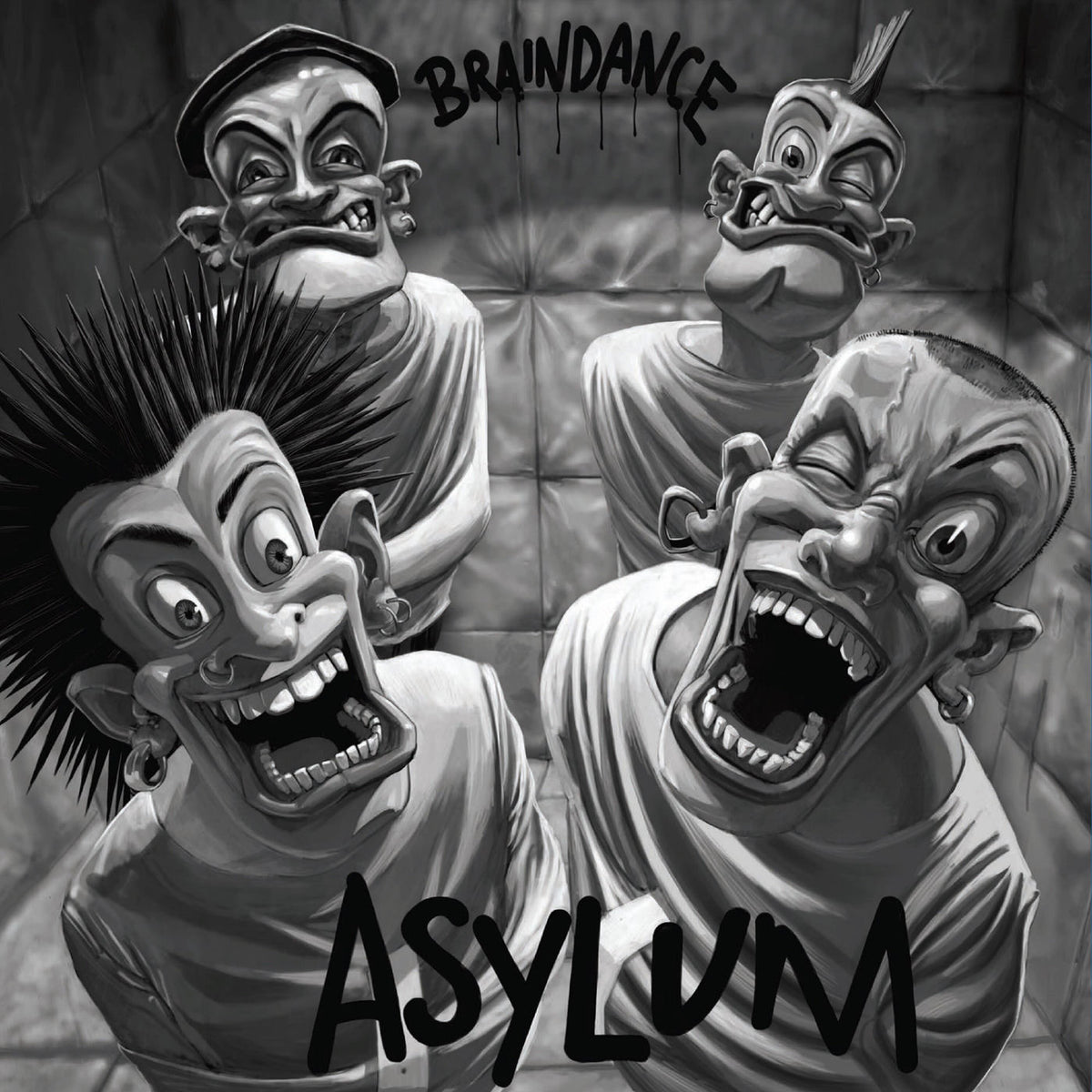 Braindance – Asylum vinyl record cover
