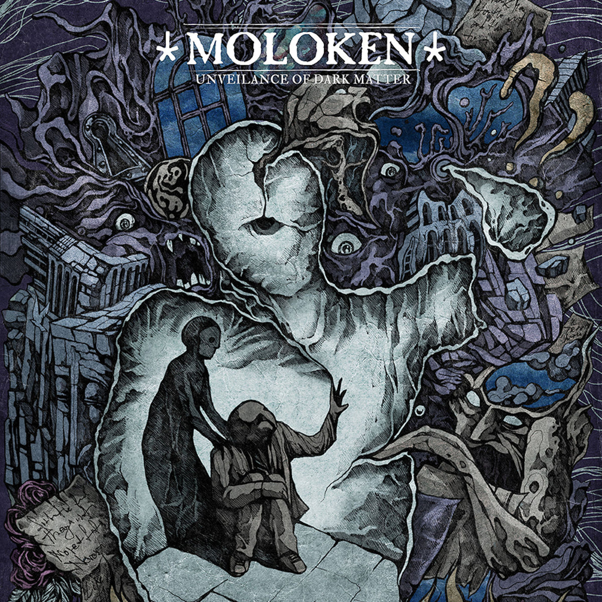 Moloken – Unveilance of Dark Matter vinyl record cover