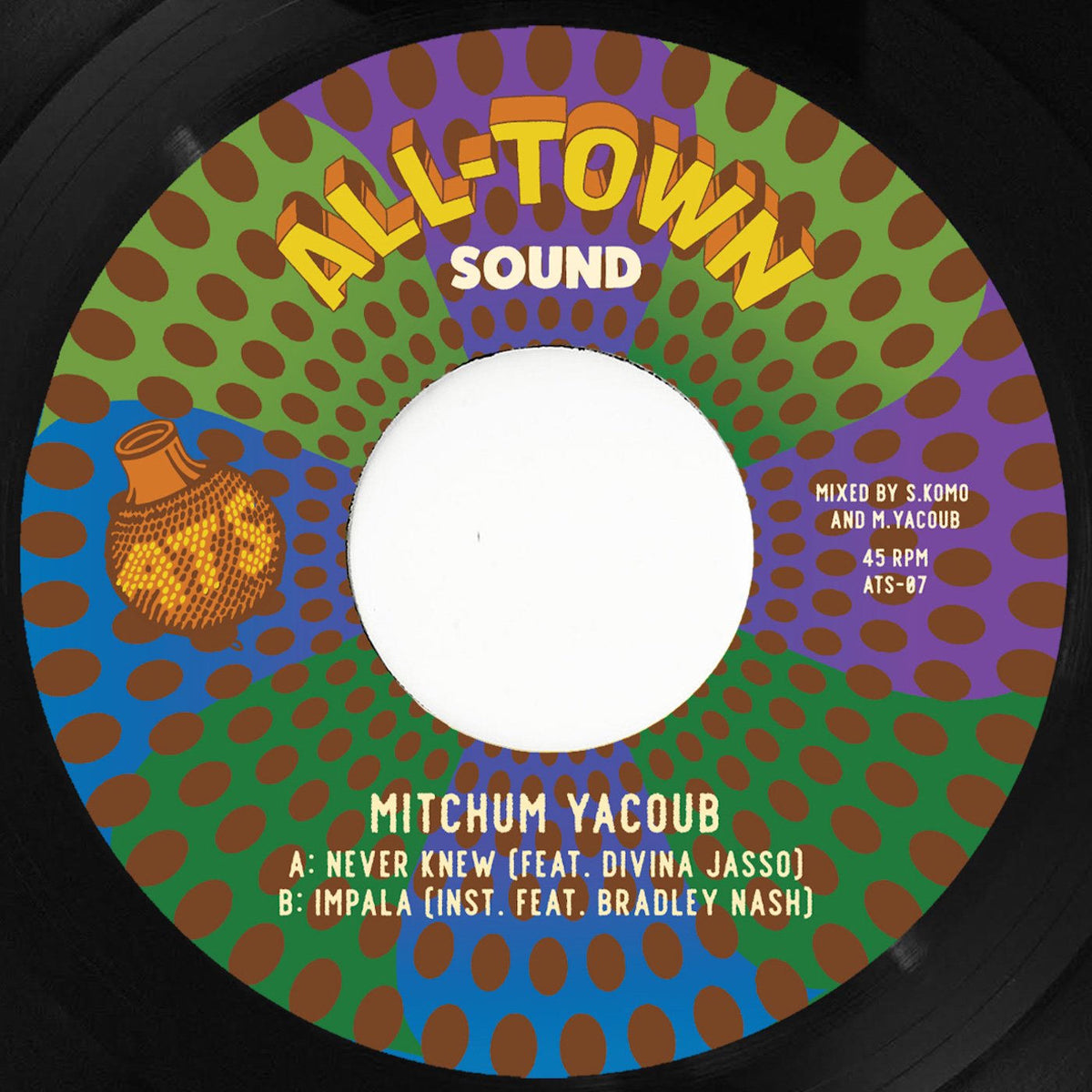 Mitchum Yacoub – Never Knew vinyl cover