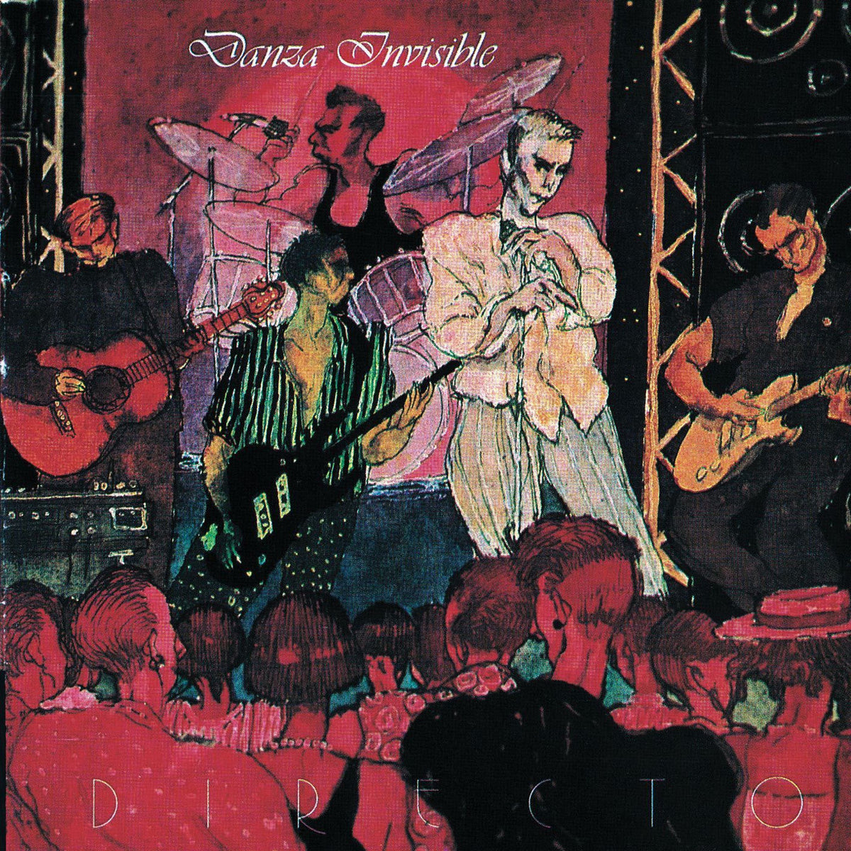 Danza Invisible – Directo vinyl record cover