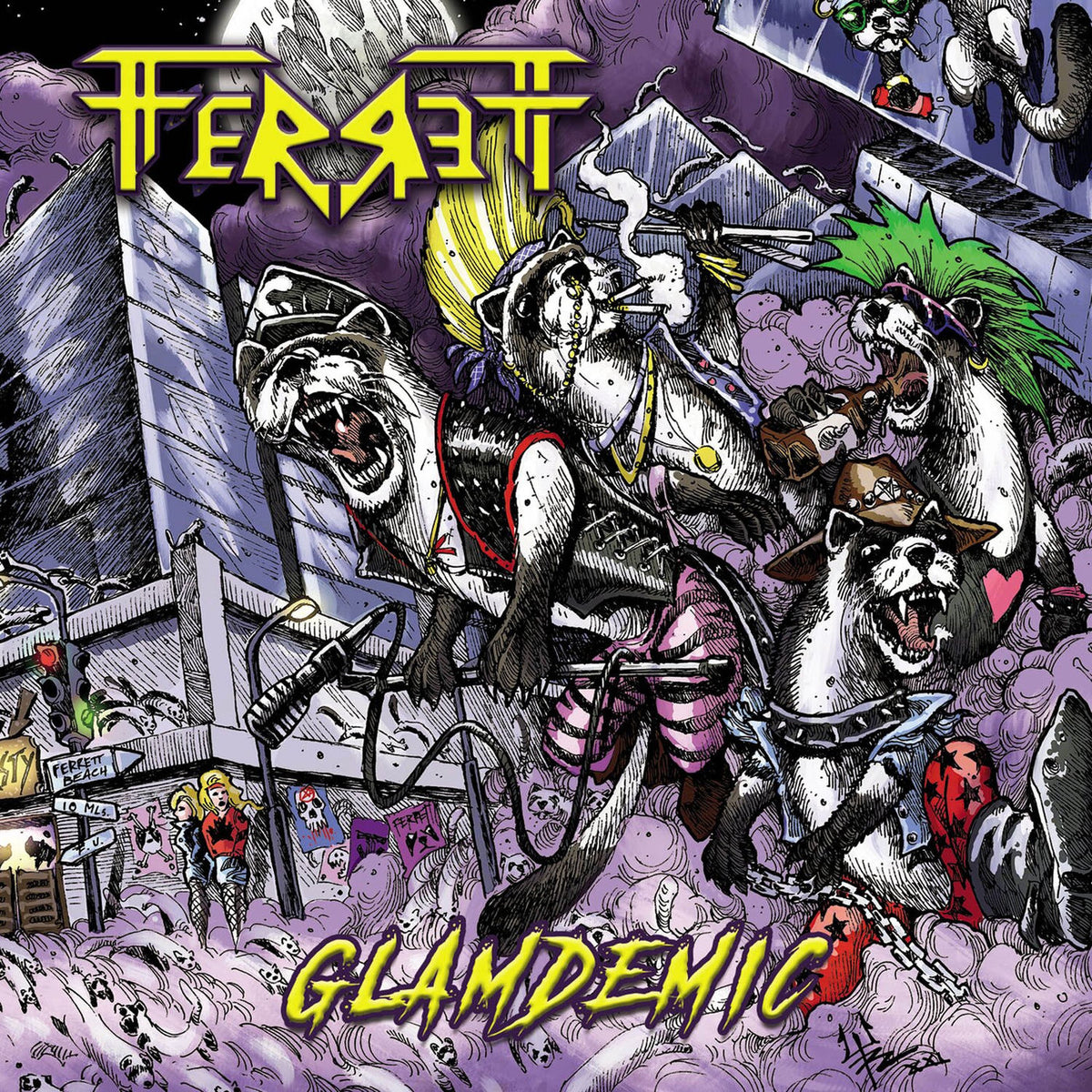 FerreTT – Glamdemic vinyl record cover