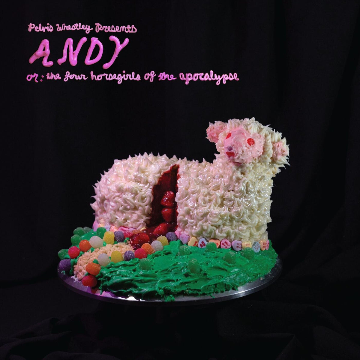 Pelvis Wrestley – ANDY, Or: The Four Horsegirls of the Apocalypse vinyl record cover