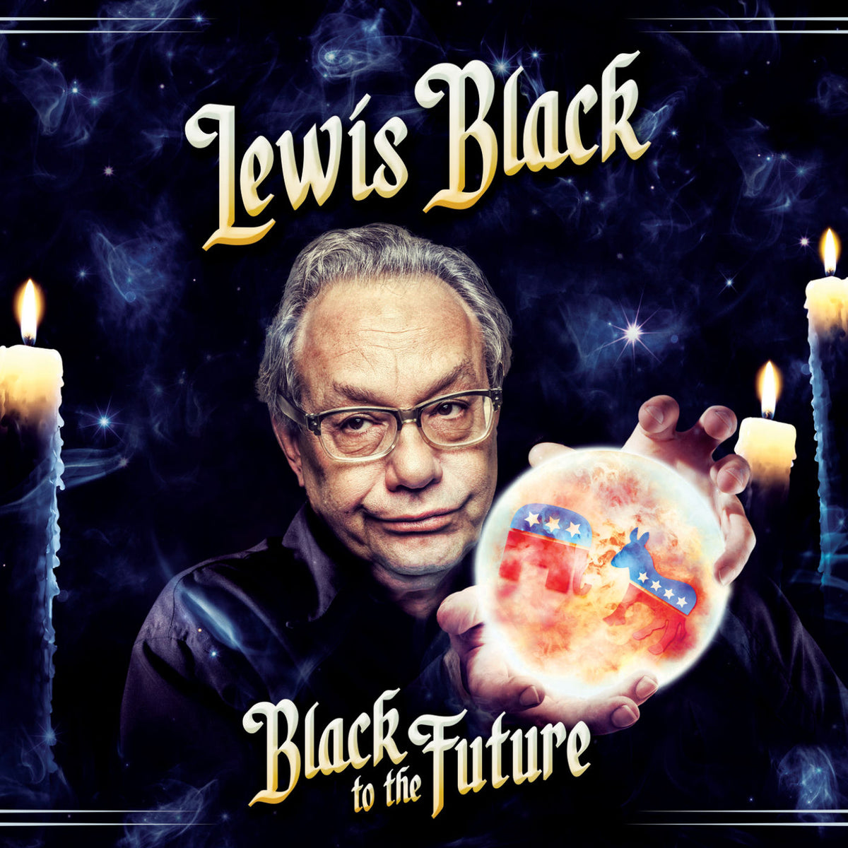 Lewis Black – Black To The Future vinyl record cover