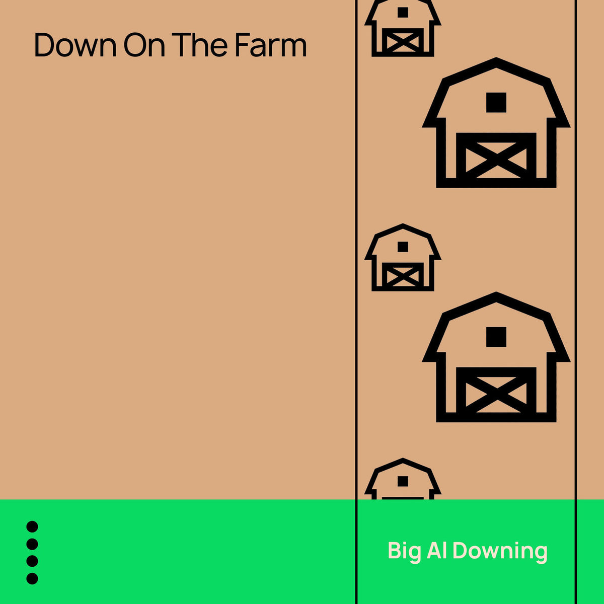Big Al Downing – Down On The Farm vinyl record cover