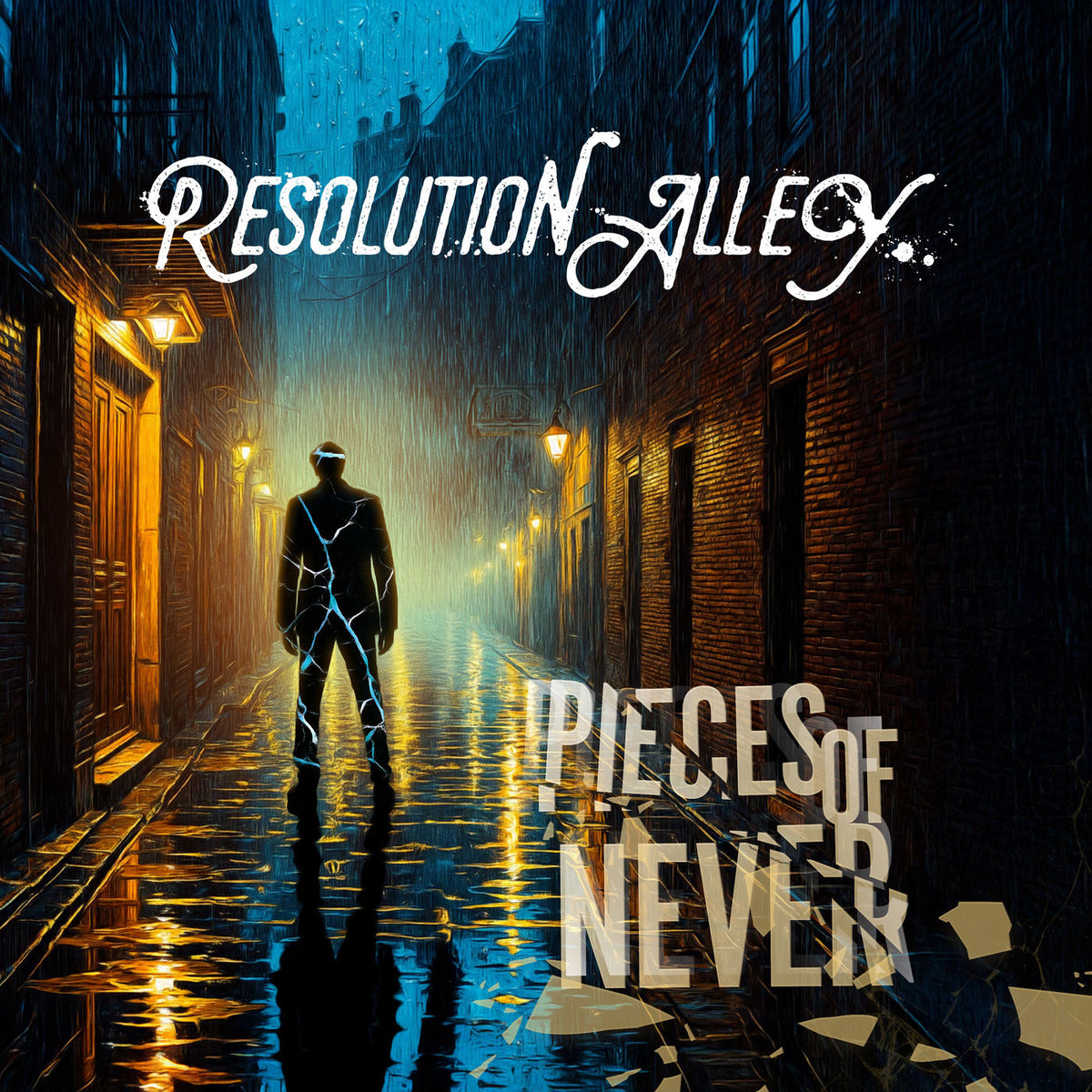 Resolution Alley – Pieces of Never vinyl record cover