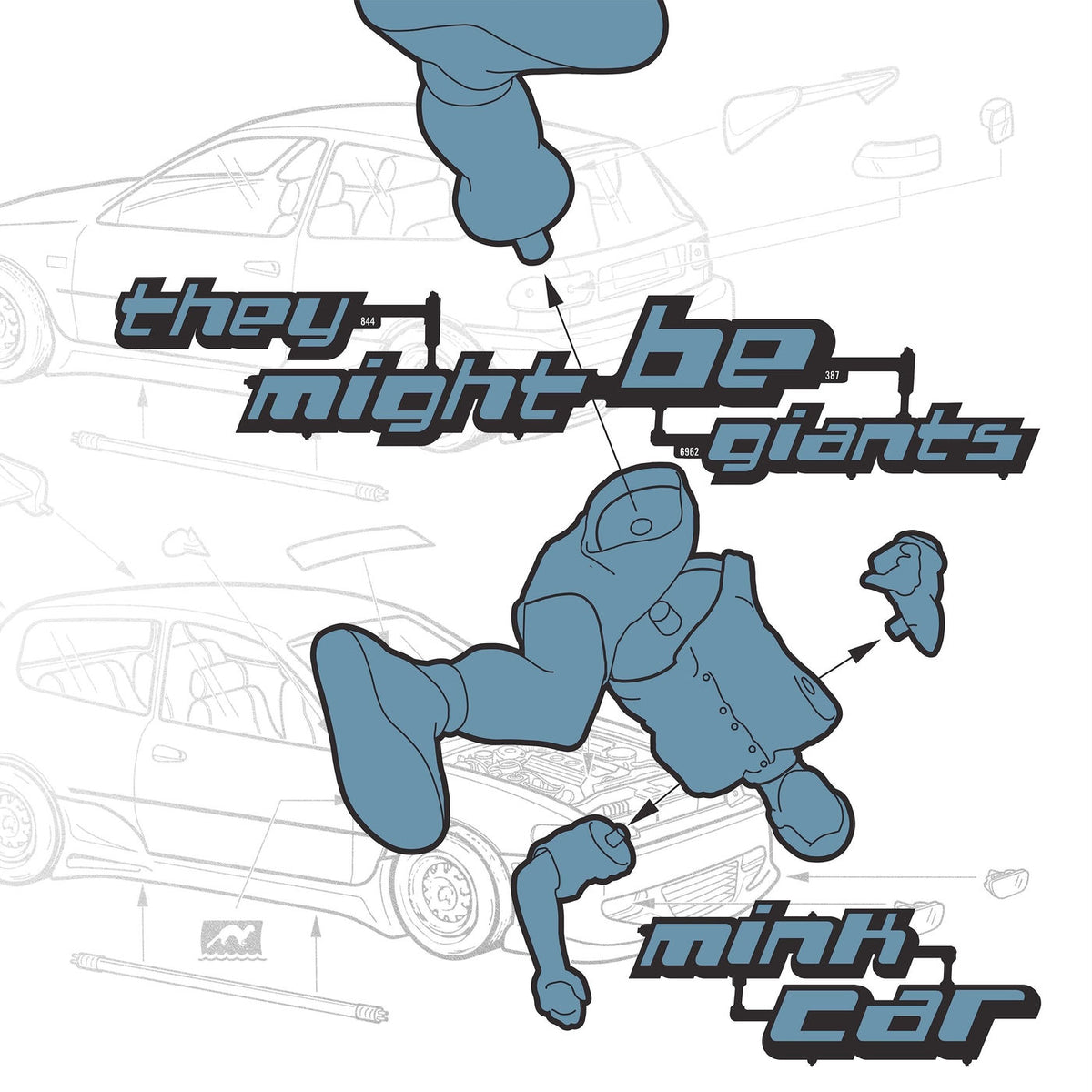 They Might Be Giants – Mink Car vinyl record cover