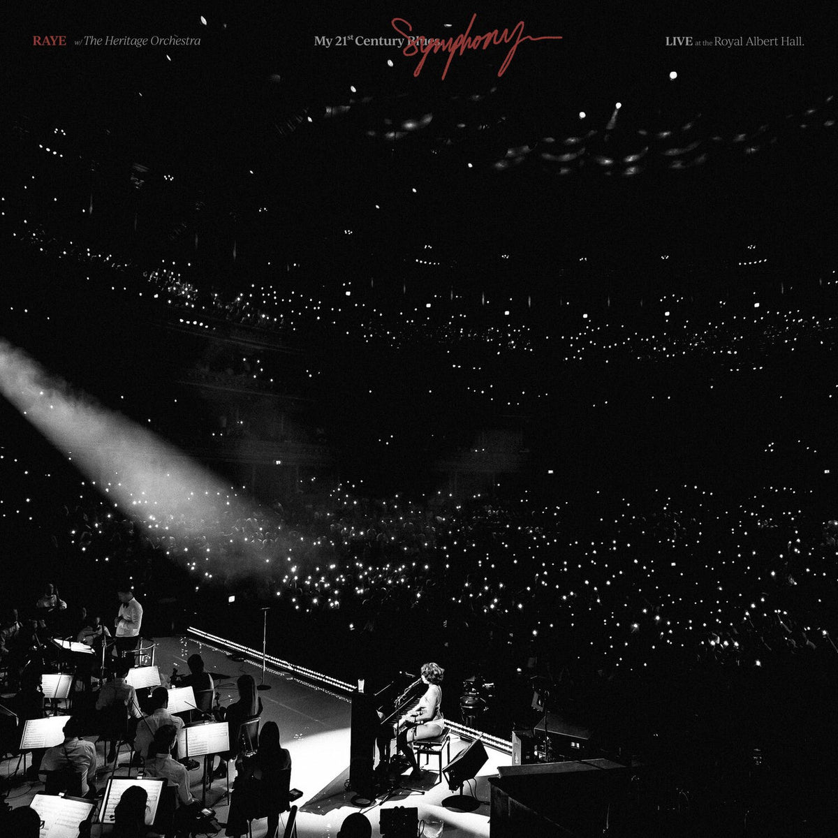 RAYE – My 21St Century Symphony. (CLEAR VARIANT) vinyl record cover