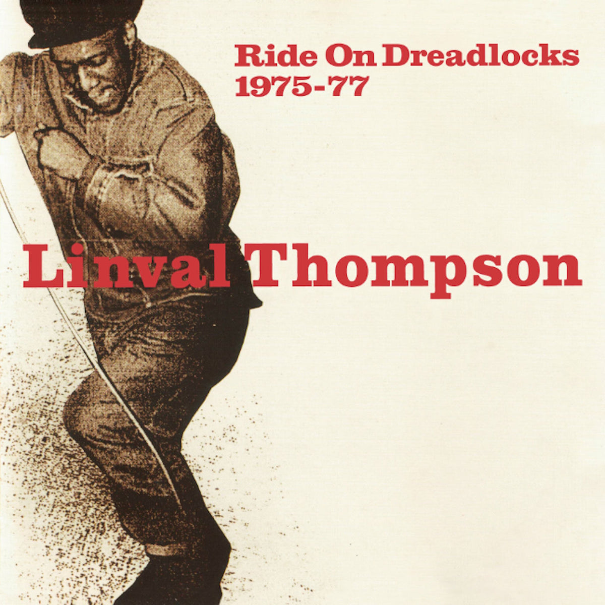 Linval Thompson – Ride On Dreadlocks 75-77 vinyl record cover