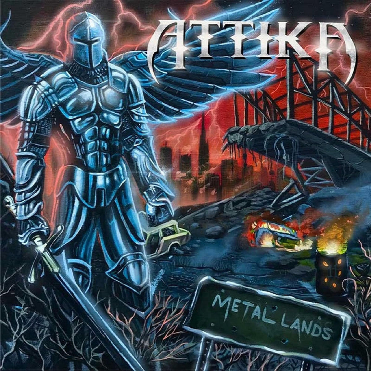 Attika – Metal Land vinyl record cover