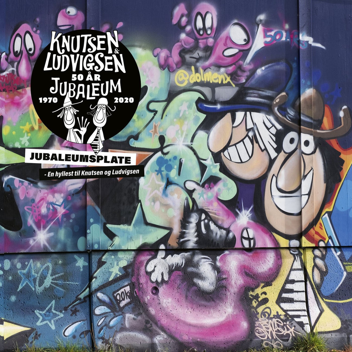 Knutsen & Ludvigsen – Jubaleumsplate-En Hyllest Til K&L (BLUE/PURPLE & PINK VINYL) vinyl record cover