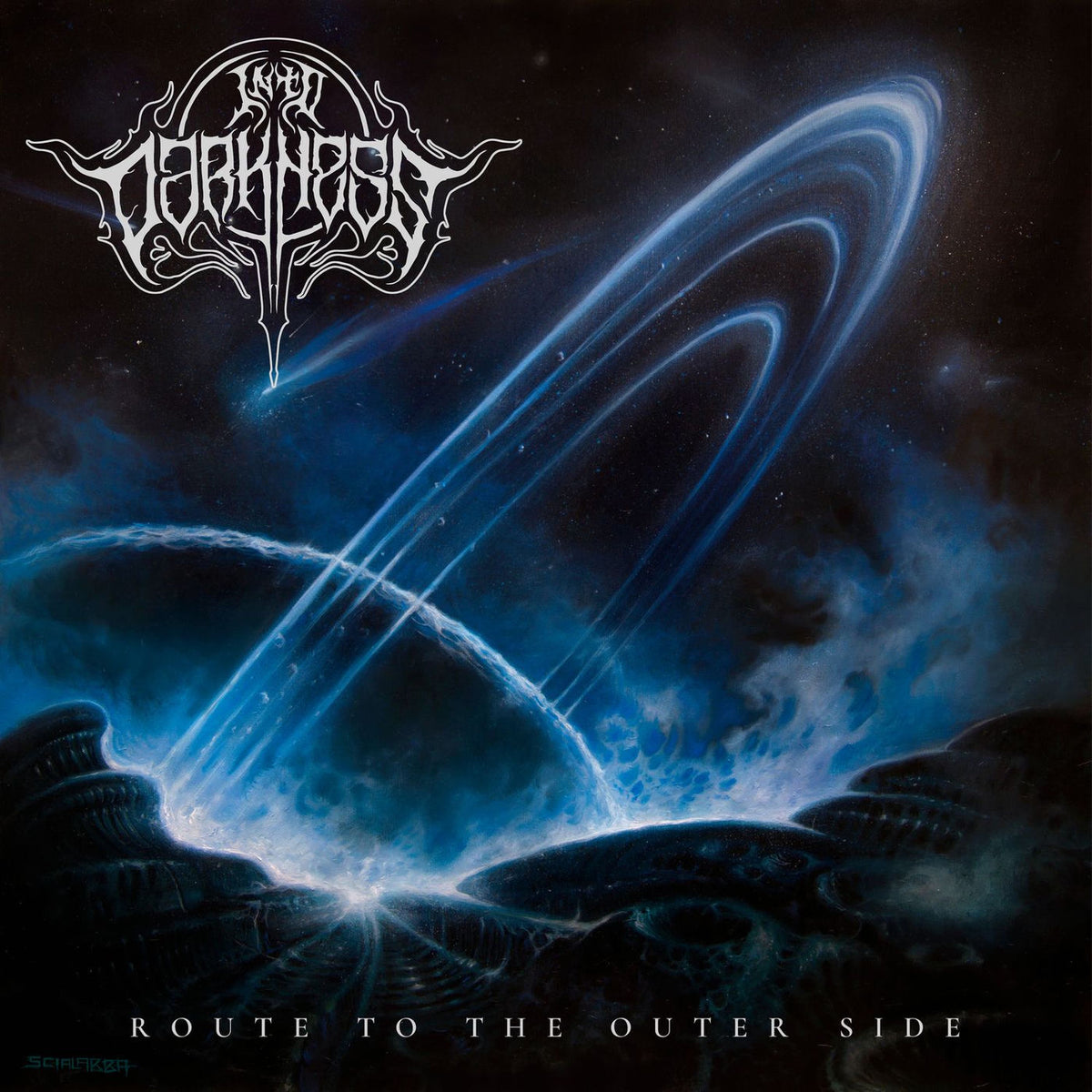 Into Darkness – Route to the Outer Side vinyl record cover