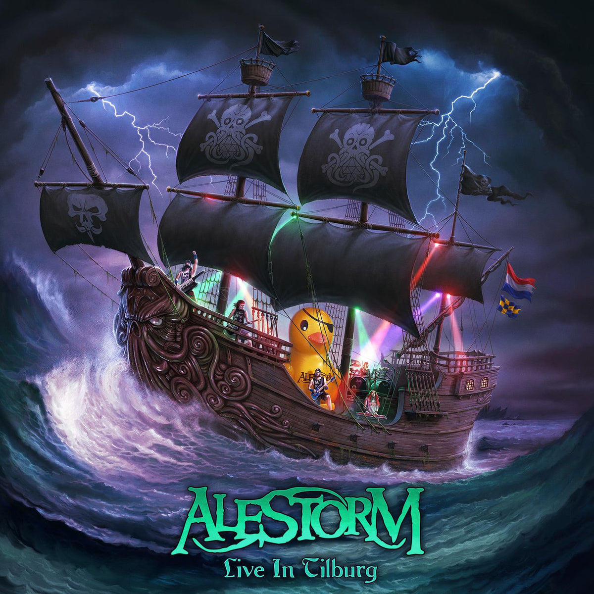 Alestorm – Live in Tilburg vinyl cover