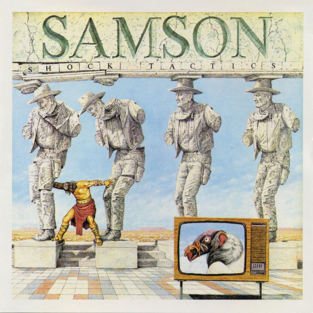 Samson – Shock Tactics vinyl record cover
