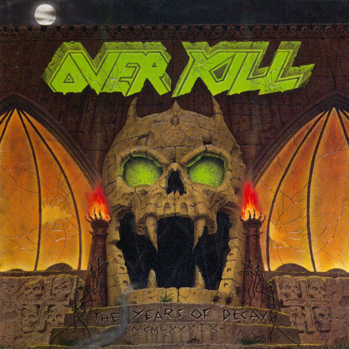 Overkill – The Years of Decay vinyl record cover