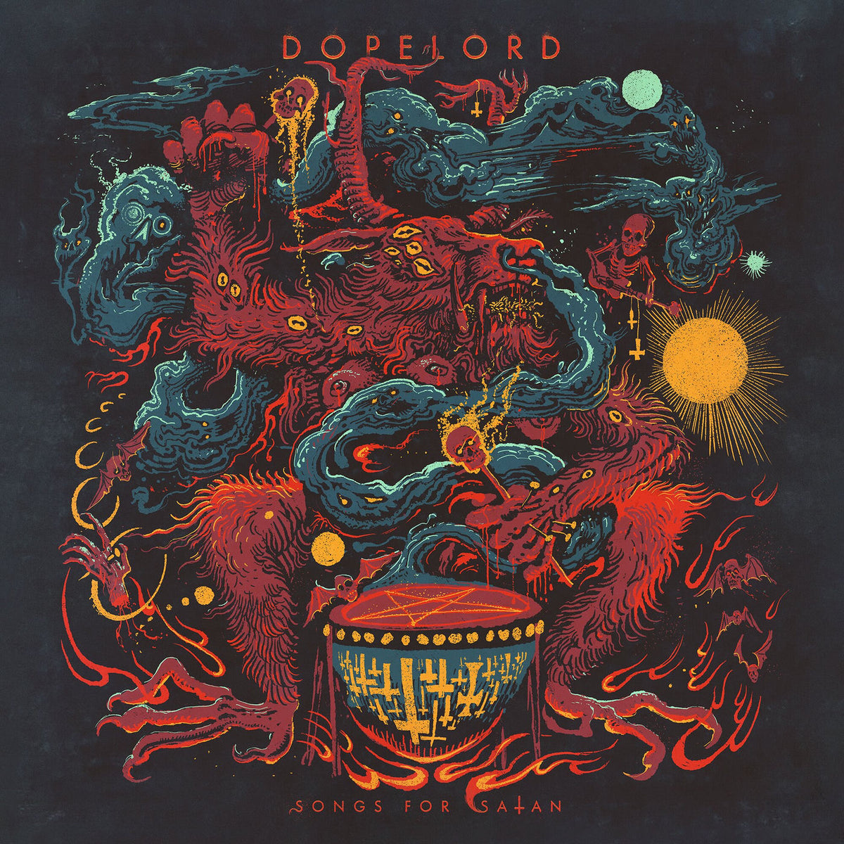 Dopelord – Songs for Satan vinyl record cover