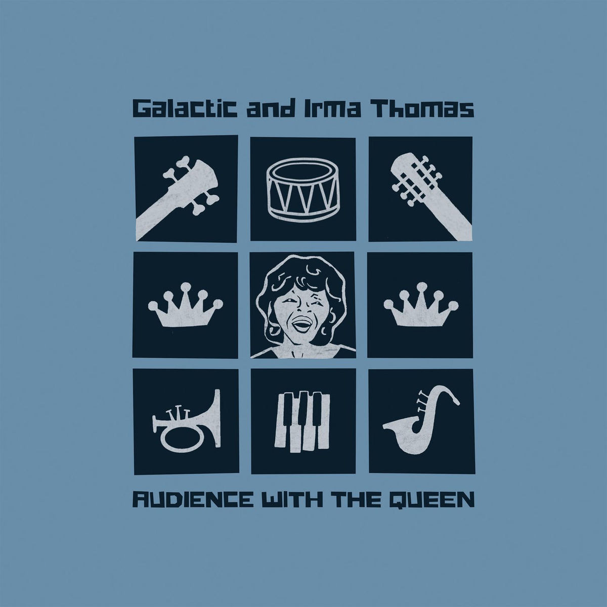 Galactic – Audience With the Queen vinyl cover