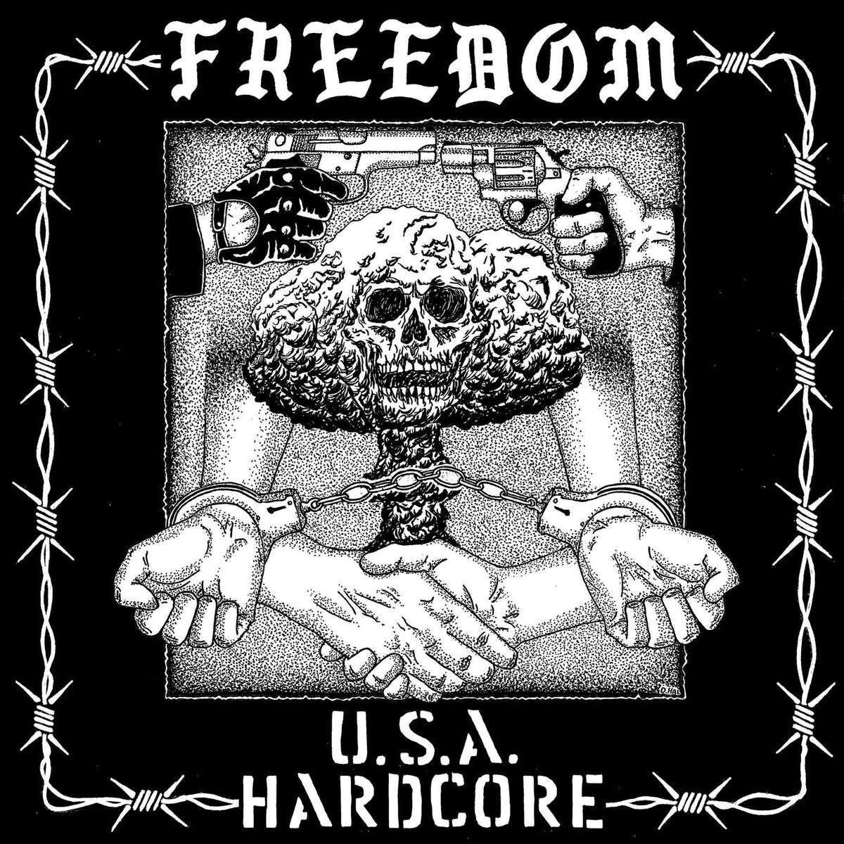 Freedom – USA Hardcore vinyl record cover