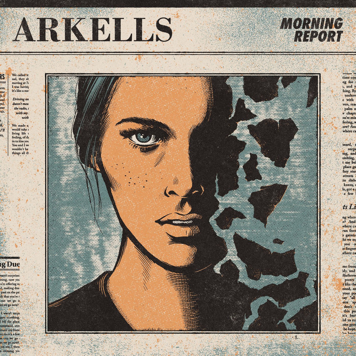 Arkells – MORNING REPORT(LP DLX 2017  by ARKELLS vinyl record cover
