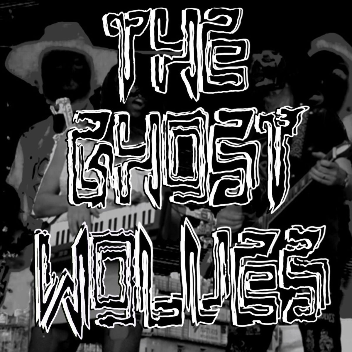 The Ghost Wolves – Let's Go To Mars b/w Last Man vinyl cover